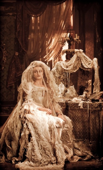 Helena Bonham Carter as Miss Havisham in an upcoming film remake of Great Expectations
